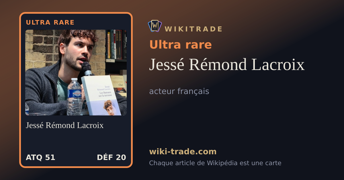 Jessé Rémond Lacroix — carte Ultra rare