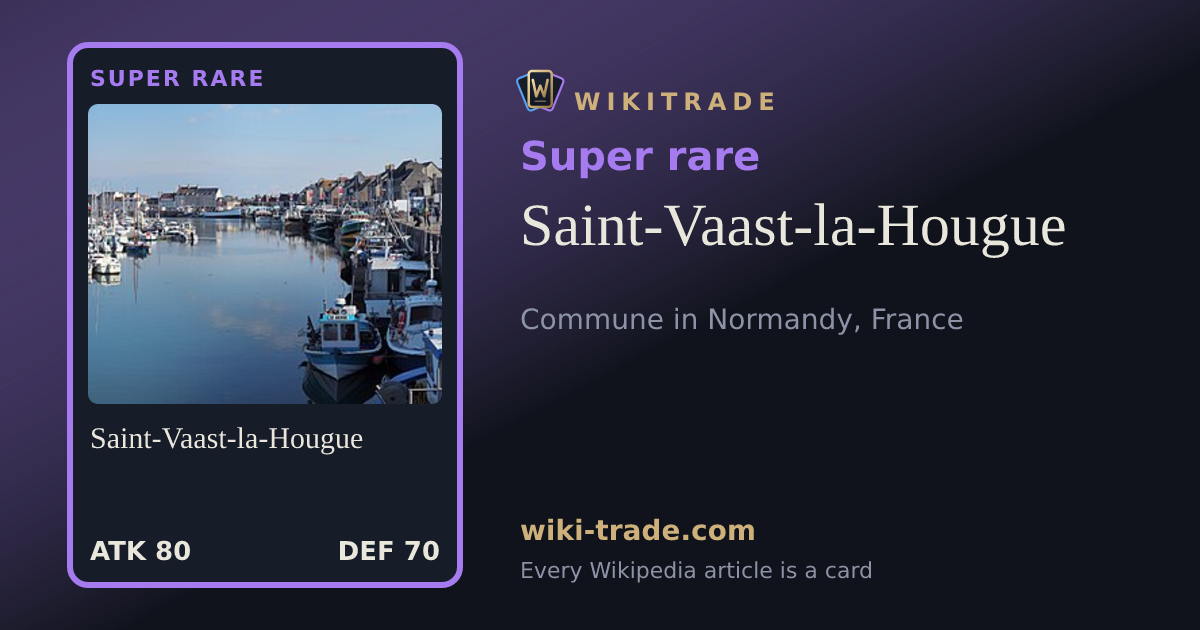 Saint-Vaast-la-Hougue — Super rare card