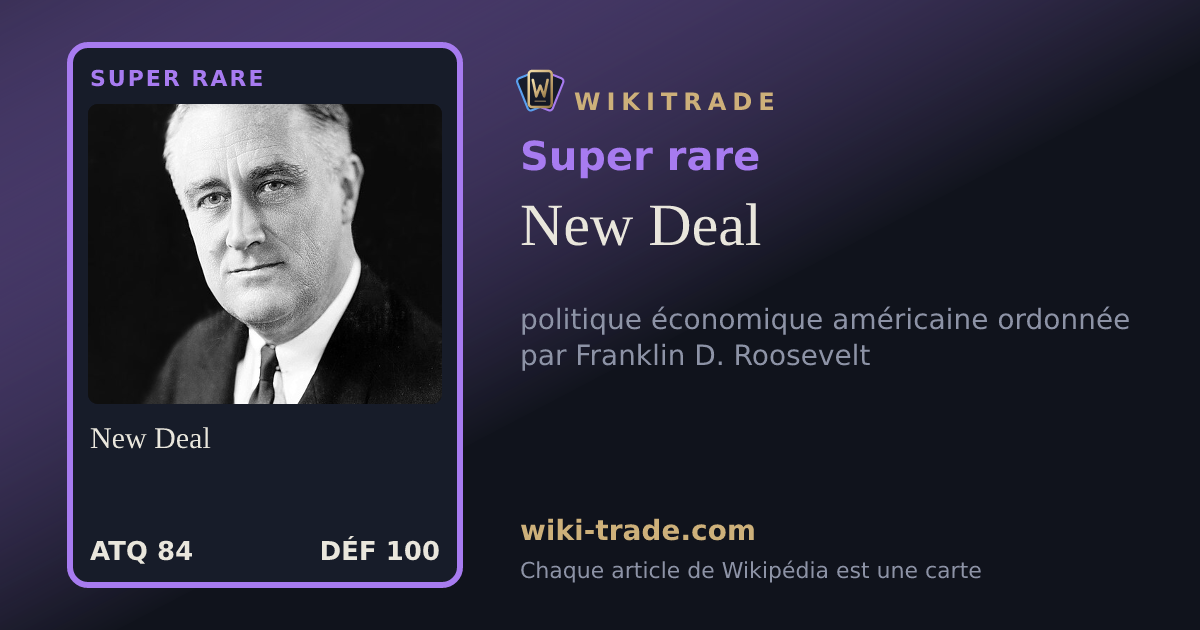 New Deal — carte Super rare