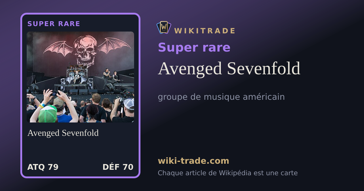 Avenged Sevenfold — carte Super rare