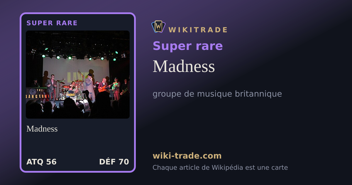 Madness — carte Super rare