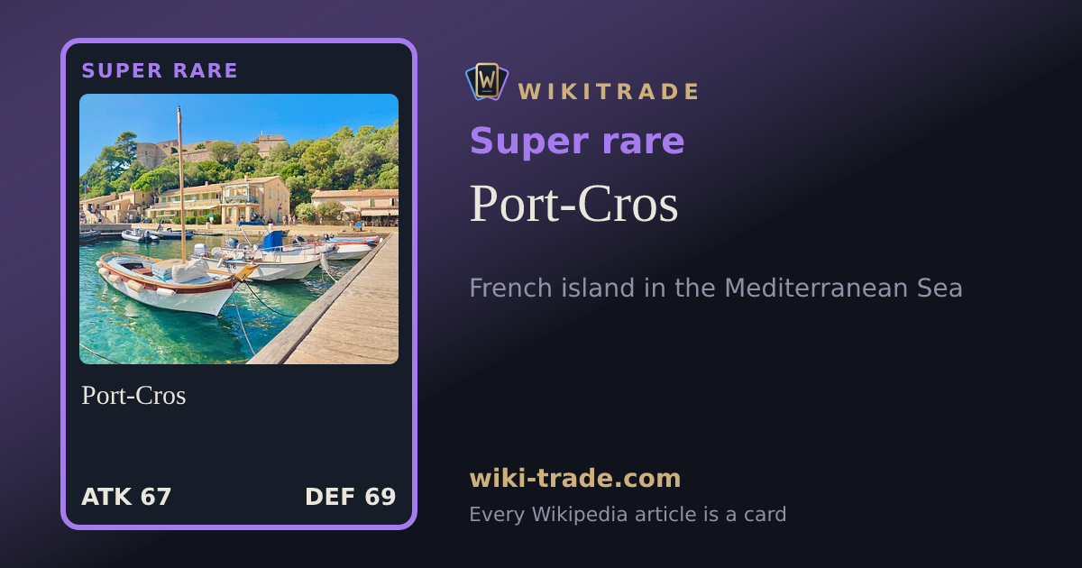 Port-Cros — Super rare card