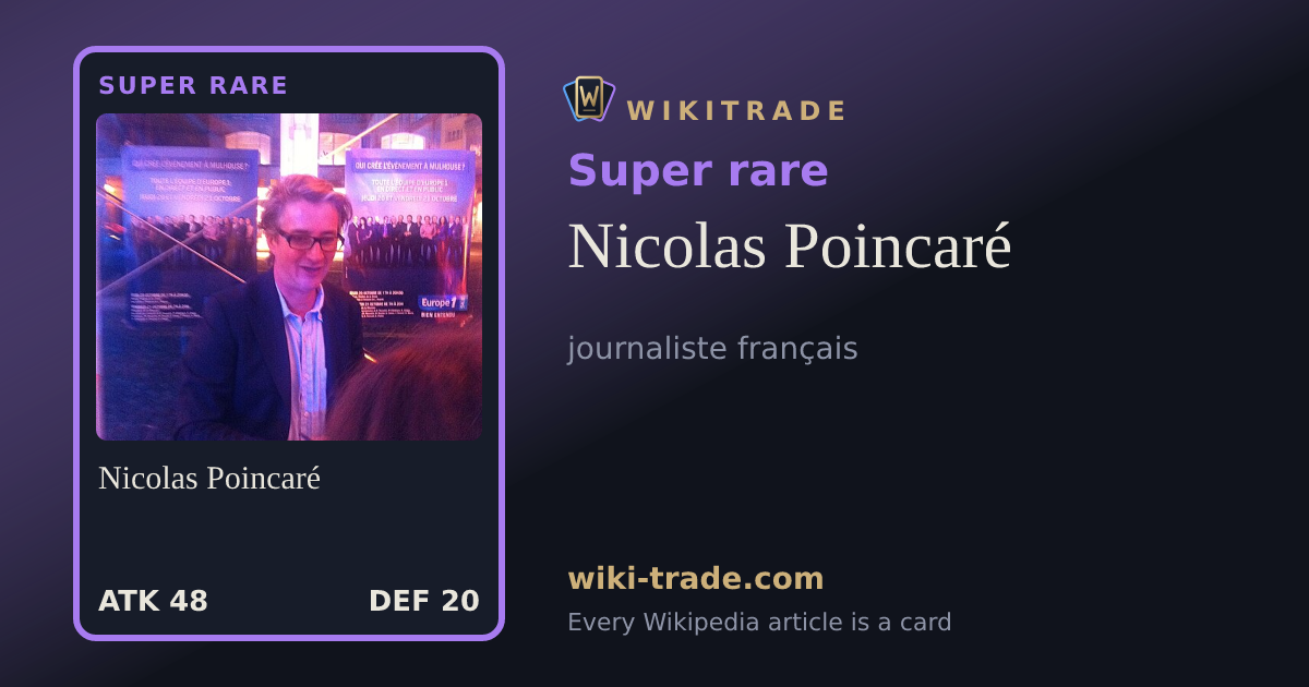 Nicolas Poincaré — Super rare card
