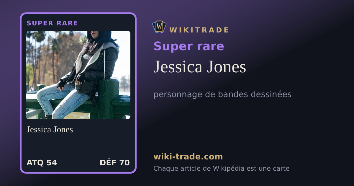 Jessica Jones — carte Super rare