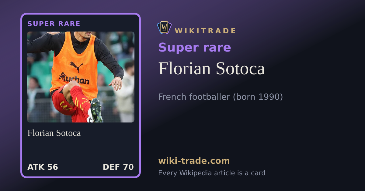 Florian Sotoca — Super rare card