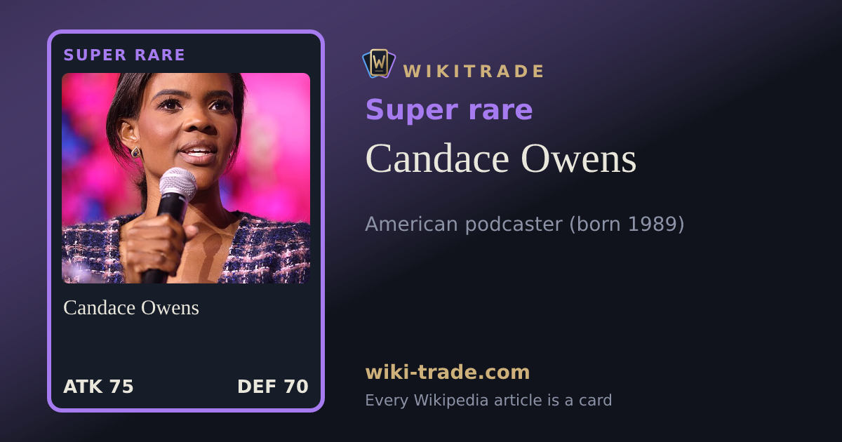 Candace Owens — Super rare card