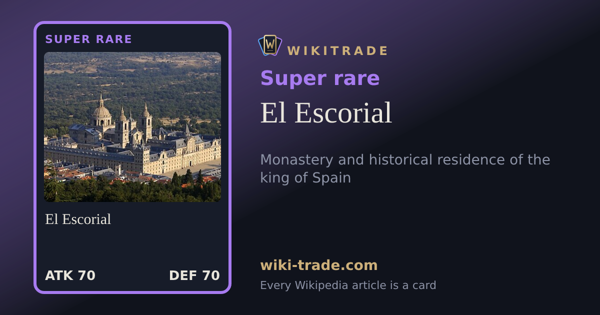 El Escorial — Super rare card