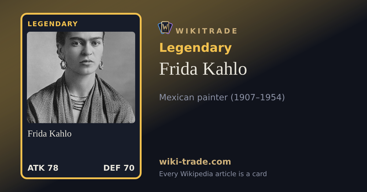 Frida Kahlo — Legendary card