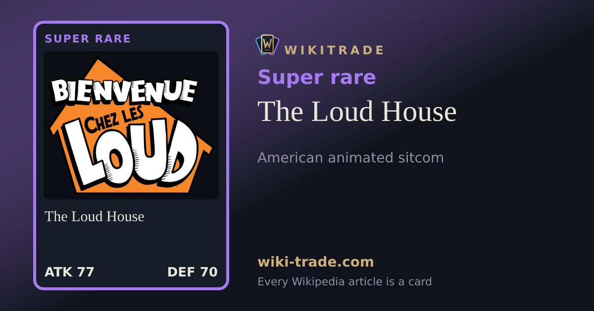The Loud House — Super rare card