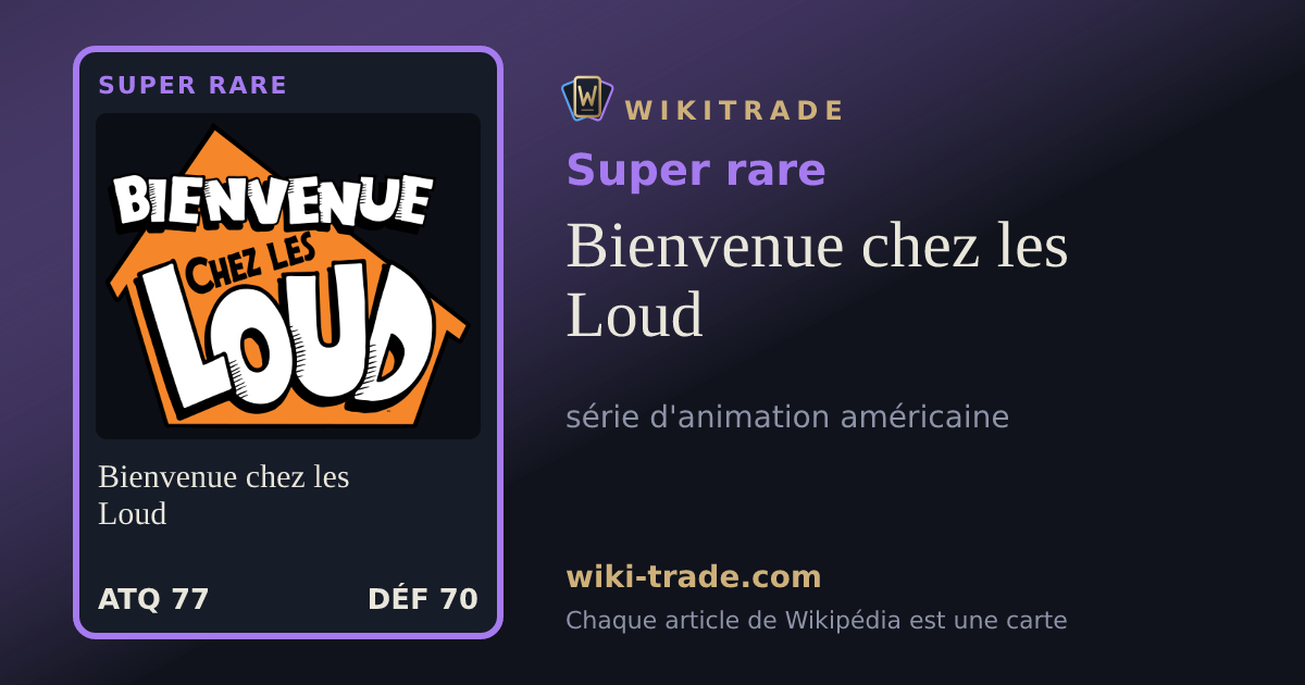 Bienvenue chez les Loud — carte Super rare