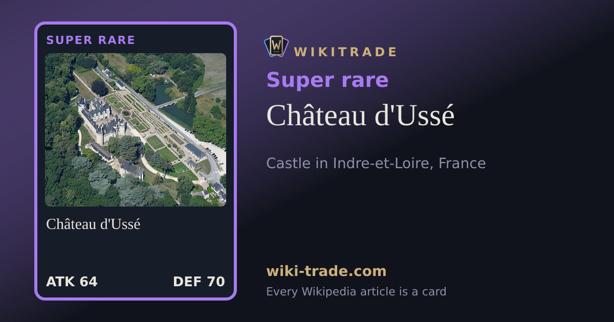 Château d'Ussé — Super rare card