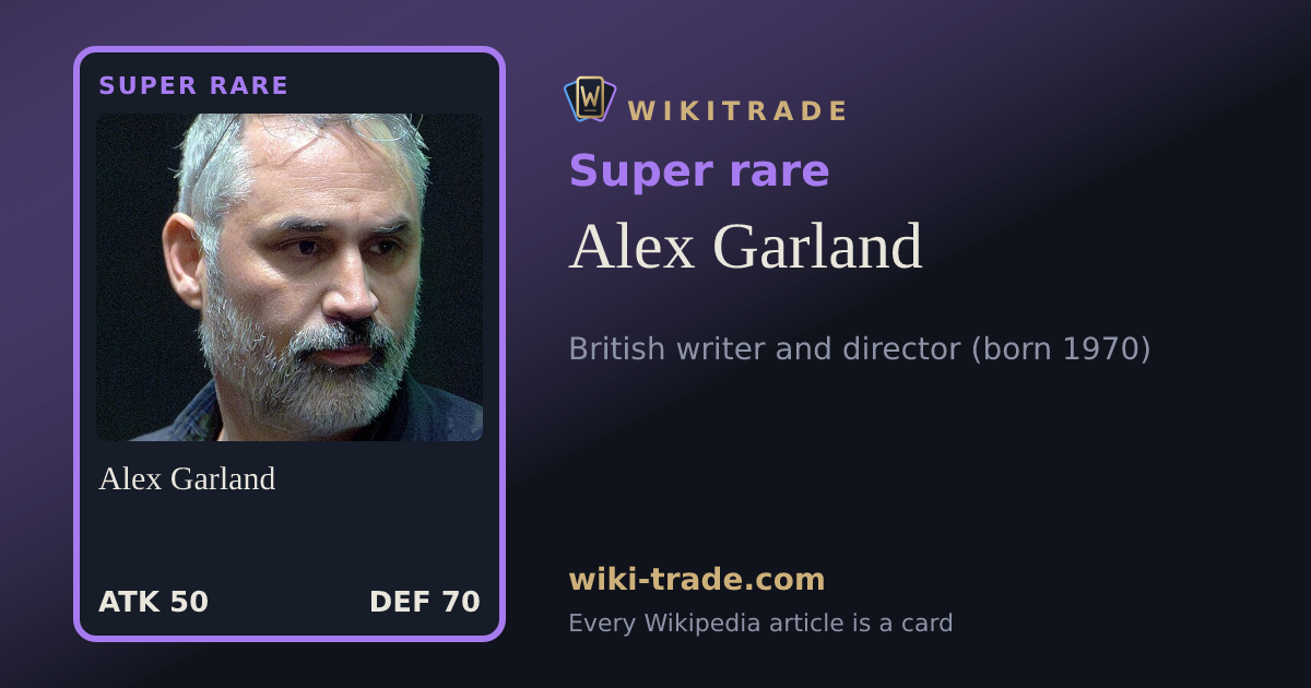 Alex Garland — Super rare card