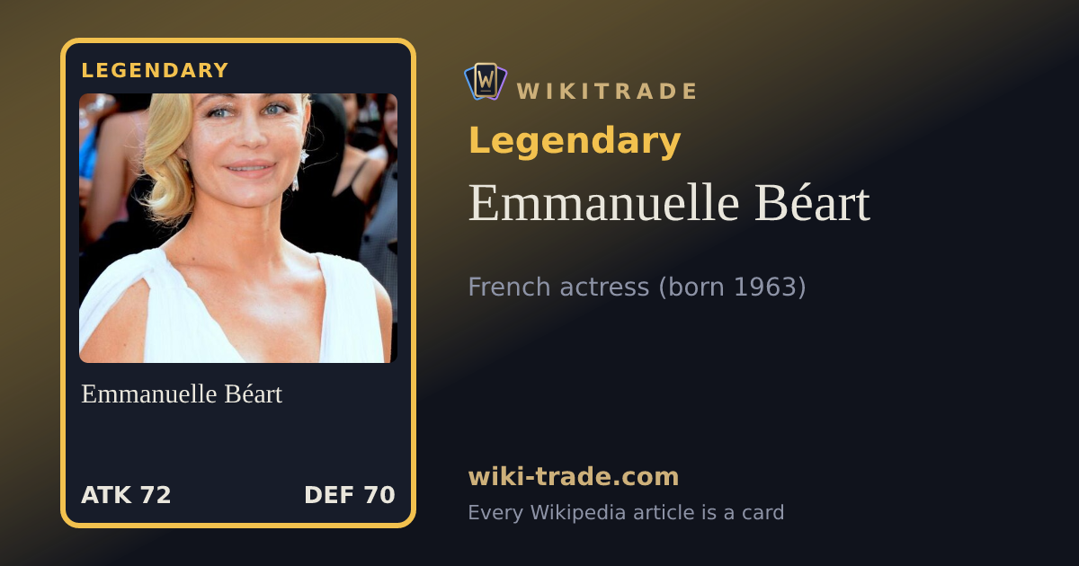 Emmanuelle Béart — Legendary card