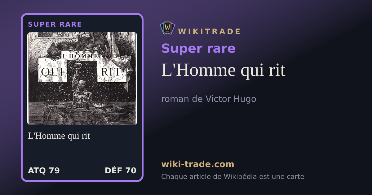 L'Homme qui rit — carte Super rare
