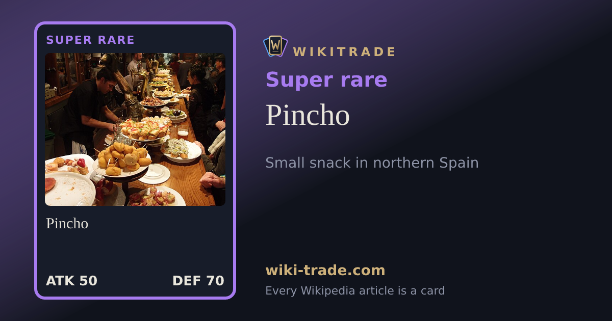 Pincho — Super rare card