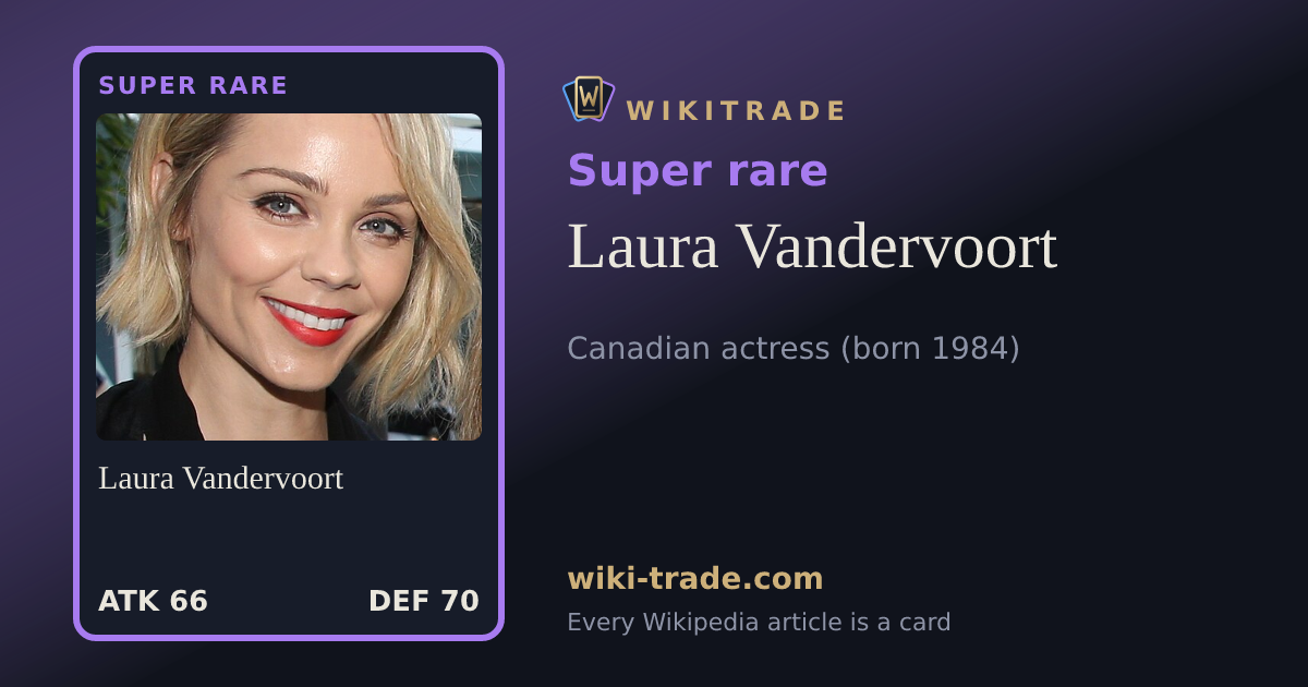 Laura Vandervoort — Super rare card