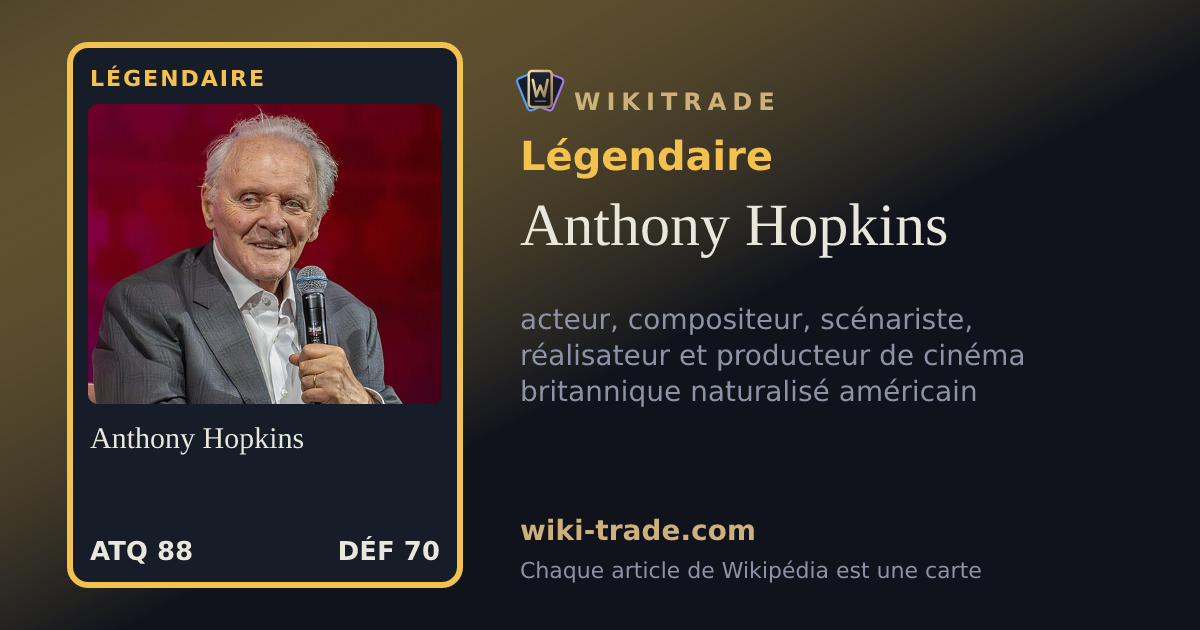 Anthony Hopkins — carte Légendaire