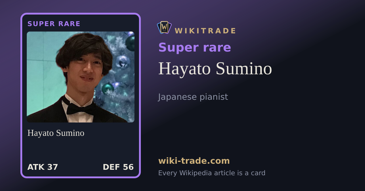 Hayato Sumino — Super rare card