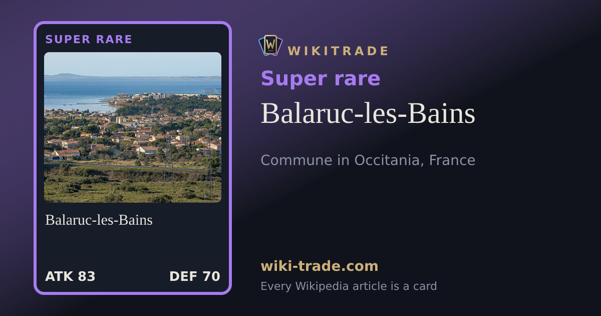Balaruc-les-Bains — Super rare card