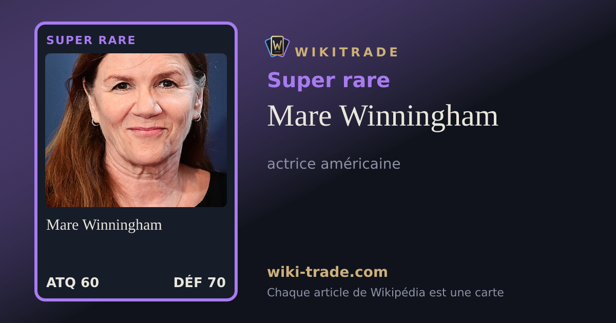 Mare Winningham — carte Super rare