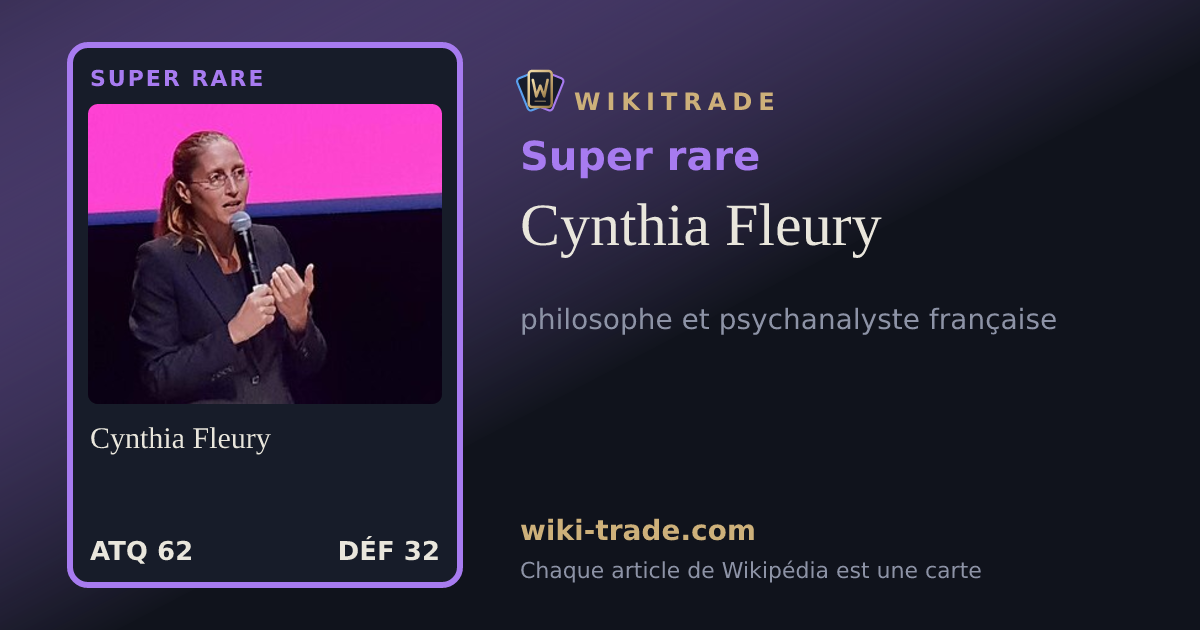 Cynthia Fleury — carte Super rare