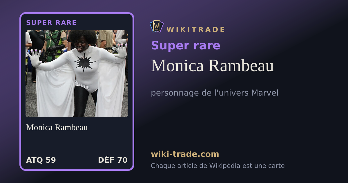 Monica Rambeau — carte Super rare