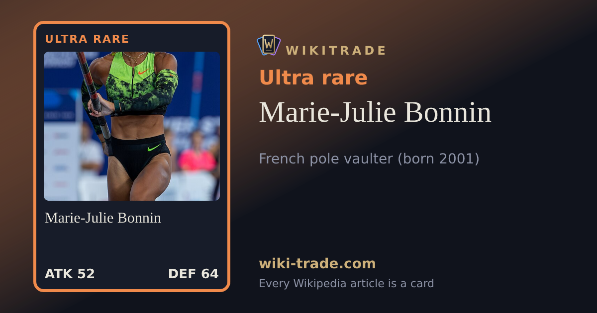 Marie-Julie Bonnin — Ultra rare card