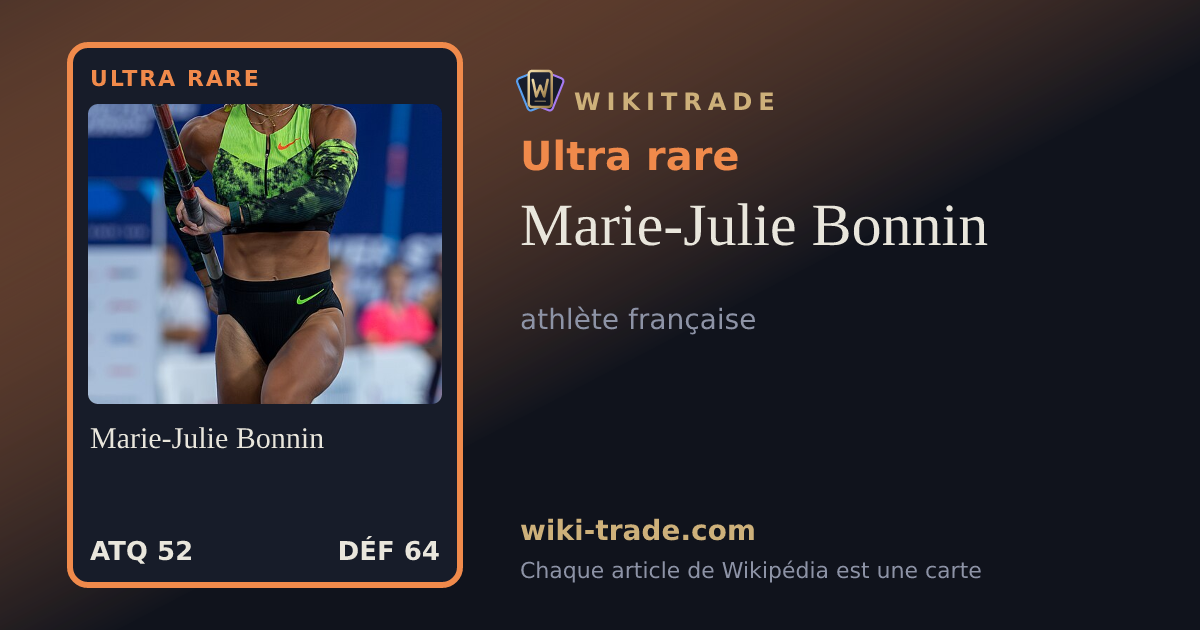 Marie-Julie Bonnin — carte Ultra rare