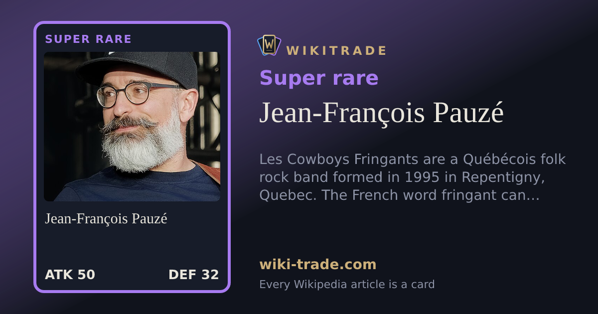 Jean-François Pauzé — Super rare card
