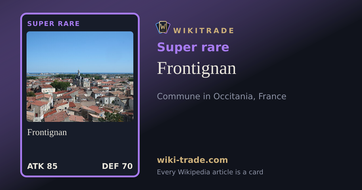 Frontignan — Super rare card