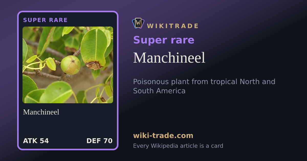 Manchineel — Super rare card