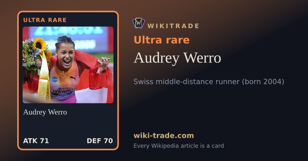 Audrey Werro — Ultra rare card