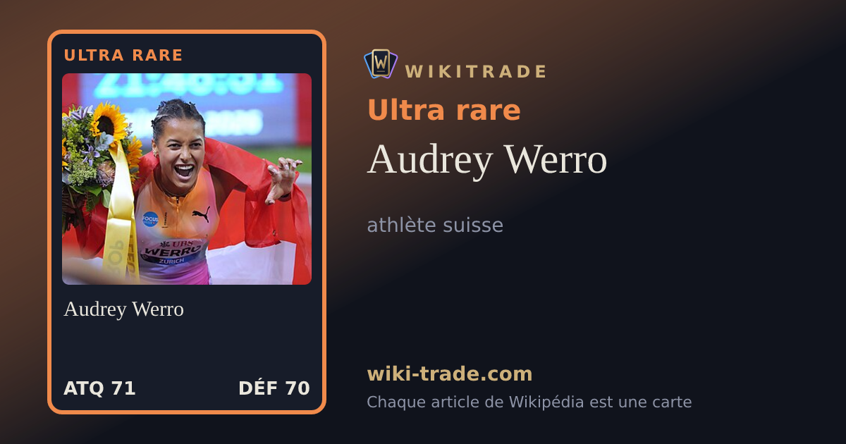 Audrey Werro — carte Ultra rare