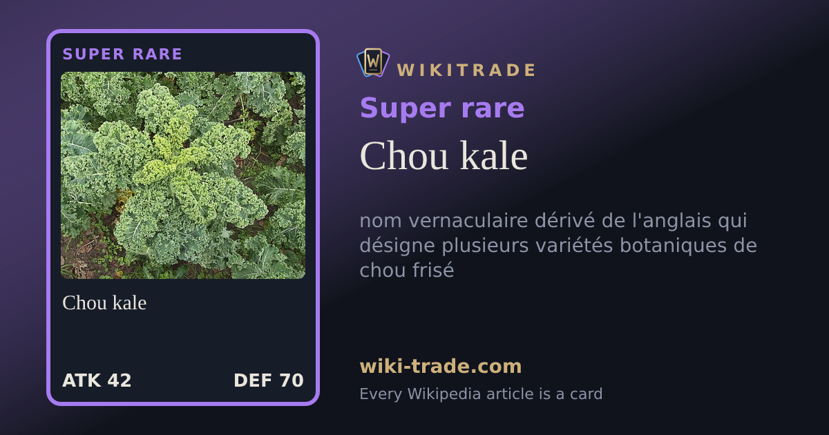 Chou kale — Super rare card