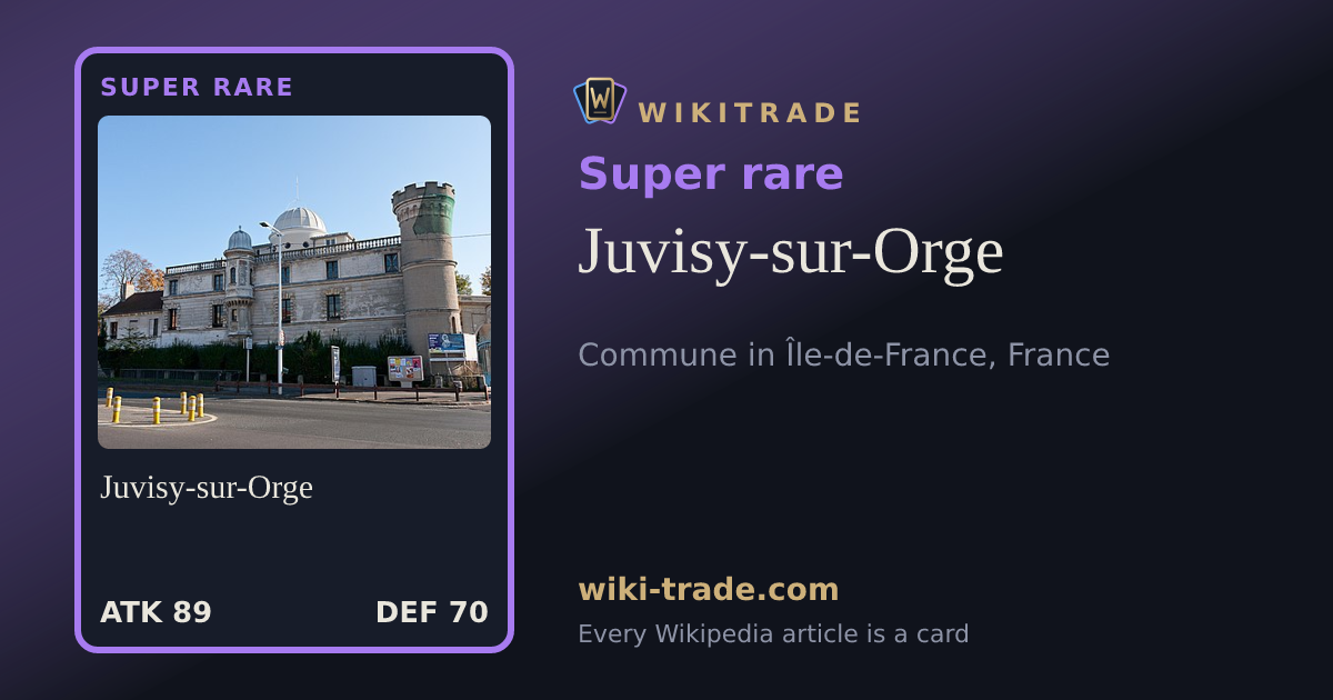 Juvisy-sur-Orge — Super rare card
