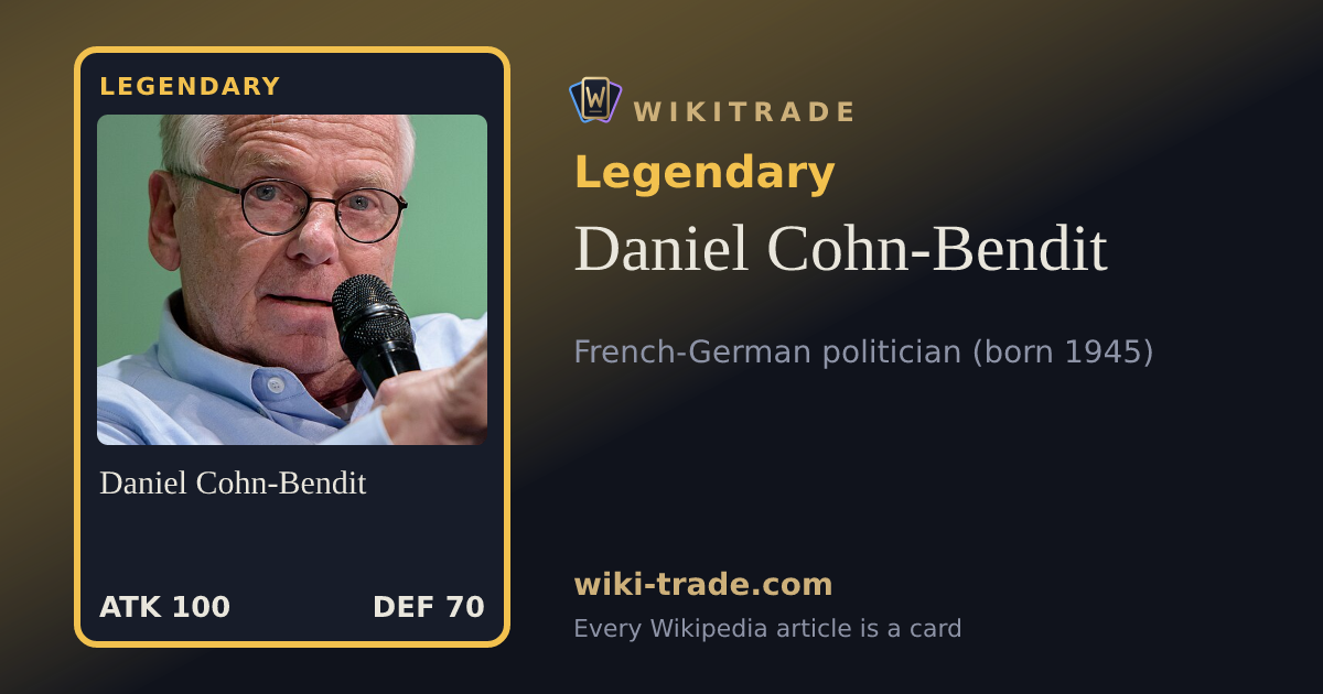 Daniel Cohn-Bendit — Legendary card