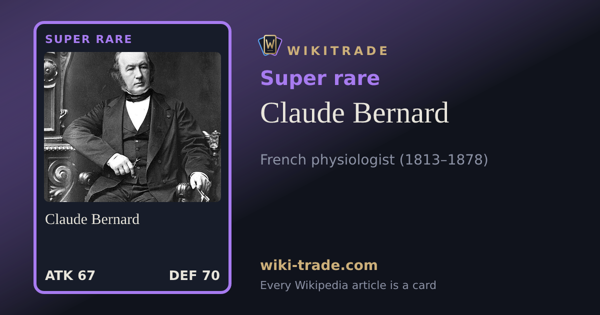Claude Bernard — Super rare card