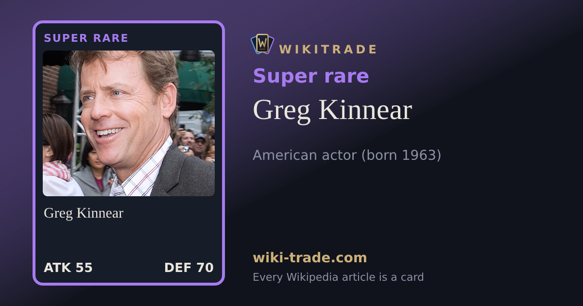 Greg Kinnear — Super rare card