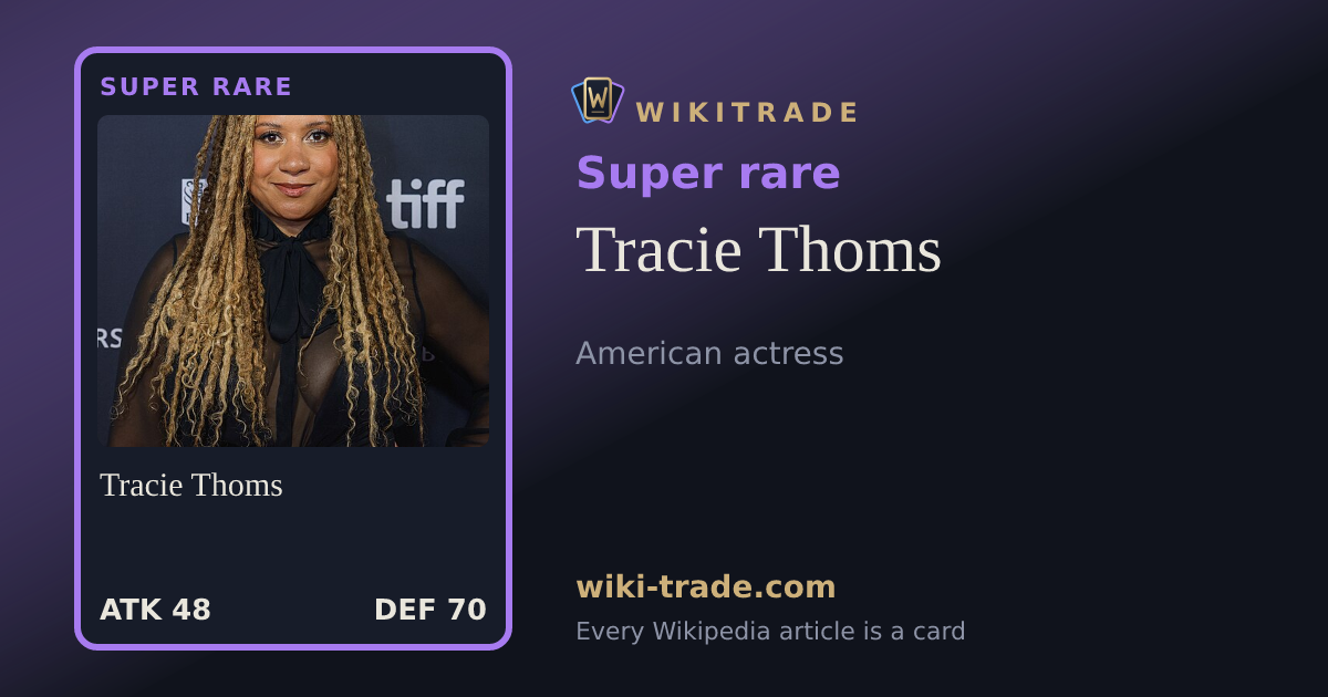 Tracie Thoms — Super rare card