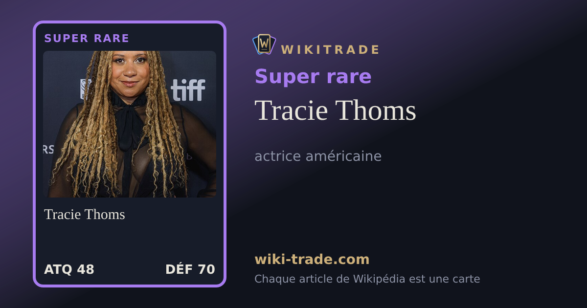 Tracie Thoms — carte Super rare