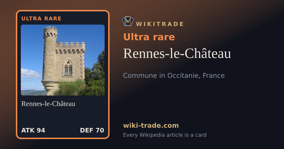 Rennes-le-Château — Ultra rare card