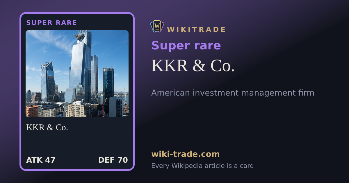 KKR & Co. — Super rare card