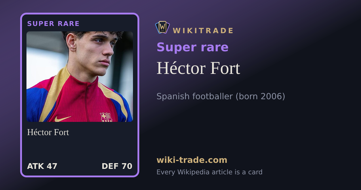 Héctor Fort — Super rare card