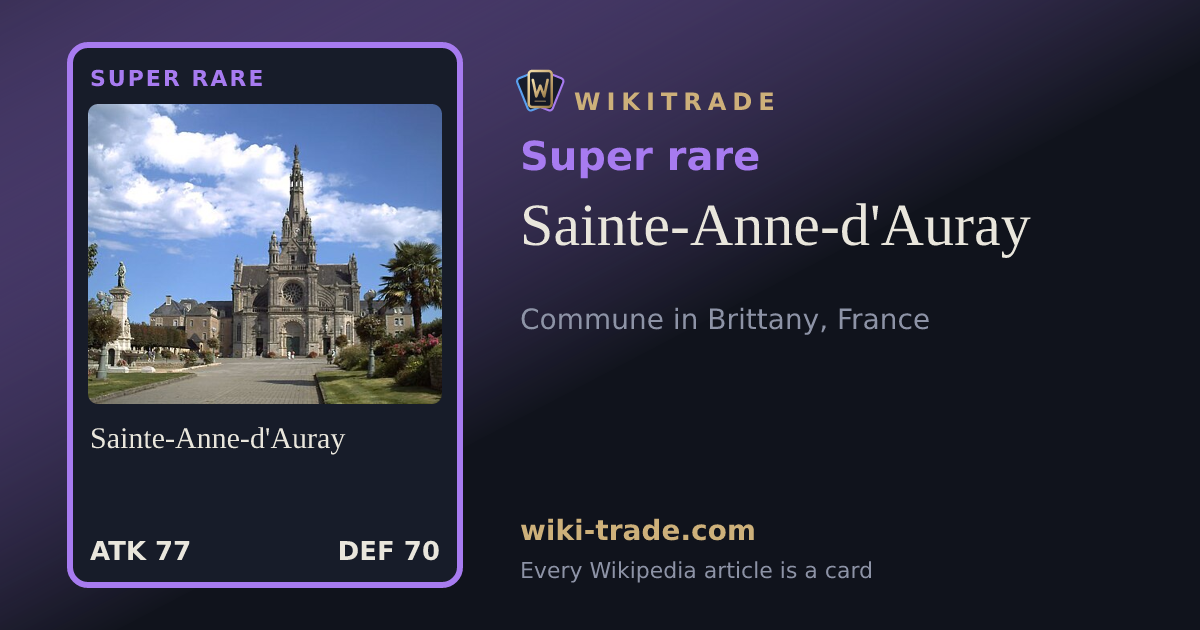 Sainte-Anne-d'Auray — Super rare card