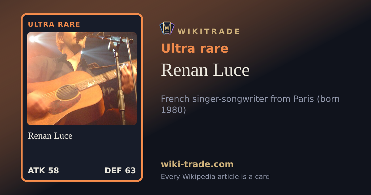 Renan Luce — Ultra rare card