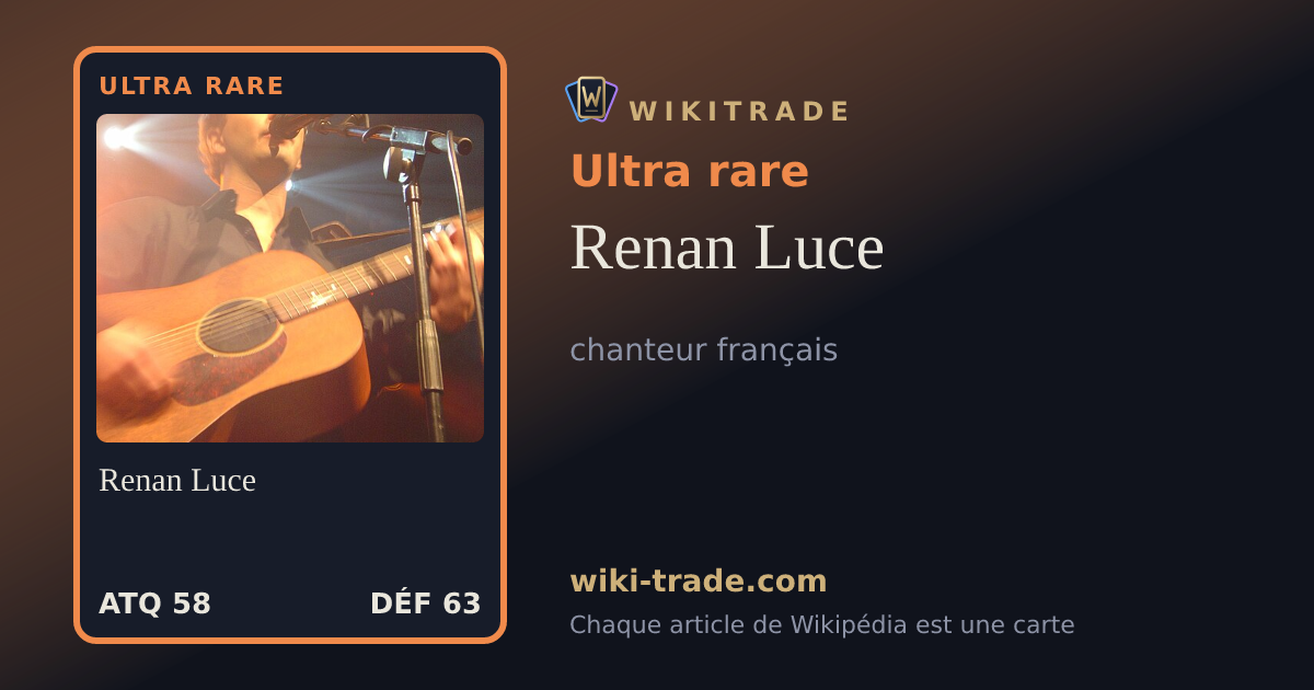 Renan Luce — carte Ultra rare