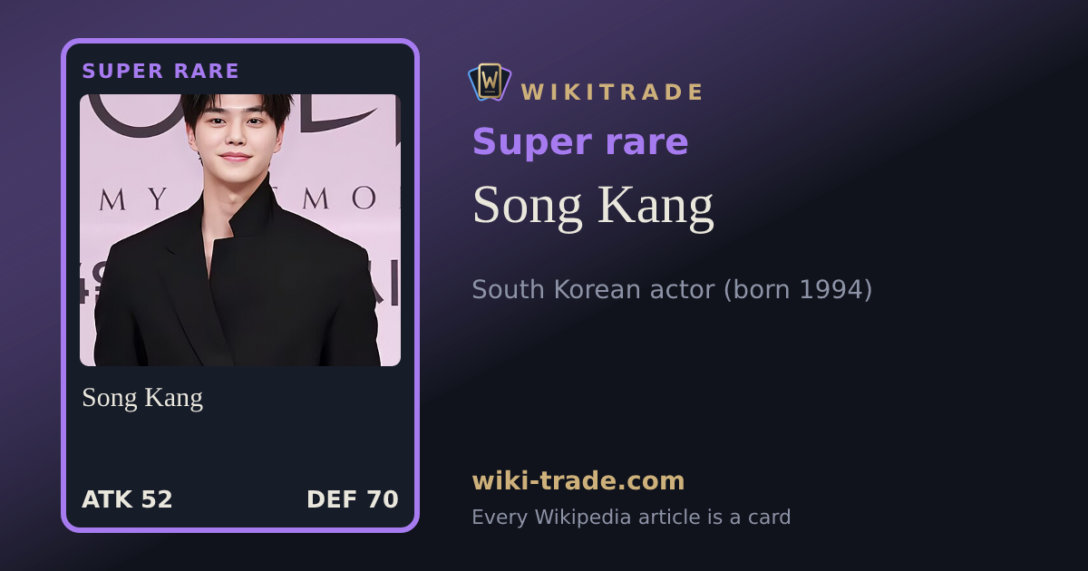 Song Kang — Super rare card