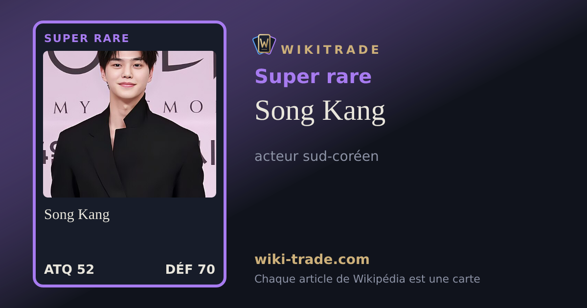 Song Kang — carte Super rare