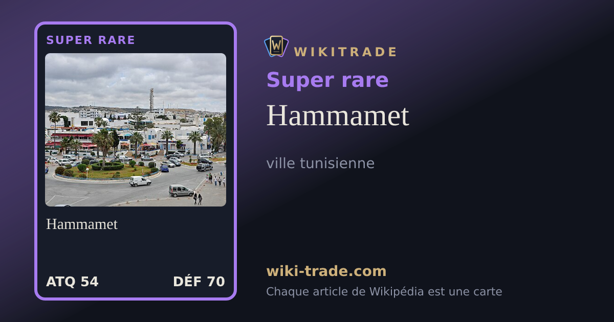 Hammamet — carte Super rare