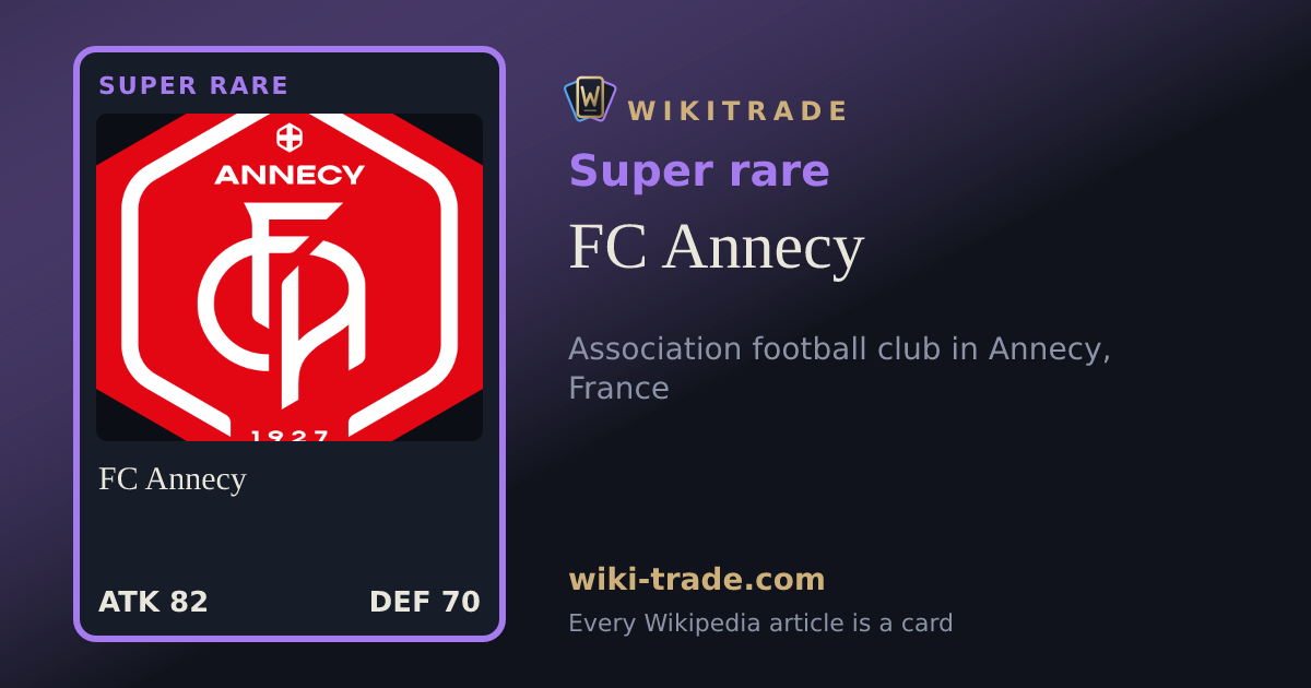 FC Annecy — Super rare card